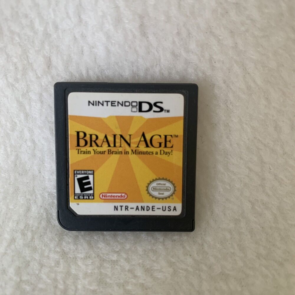 Brain Age: Train Your Brain in Minutes a Day (Nintendo DS, 2006) Game Only